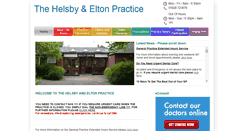 Desktop Screenshot of helsbyandeltonpractice.co.uk