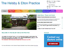 Tablet Screenshot of helsbyandeltonpractice.co.uk